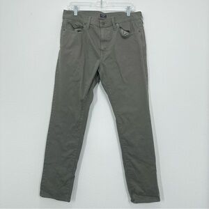 J. Crew Factory Men's 32 x 30 Flex Straight Olive Green Casual Pants *Flawed*